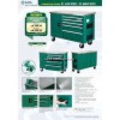 Sata 95208V4 FIVE DRAWER ROLLER CABINET WITH STAINLESS STEEL WORKBENCH (INCLUDE 4″ BENCH VICE #70841) Sata 95208V4 FIVE DRAWER ROLLER CABINET WITH STAINLESS STEEL WORKBENCH (INCLUDE 4″ BENCH VICE #70841)